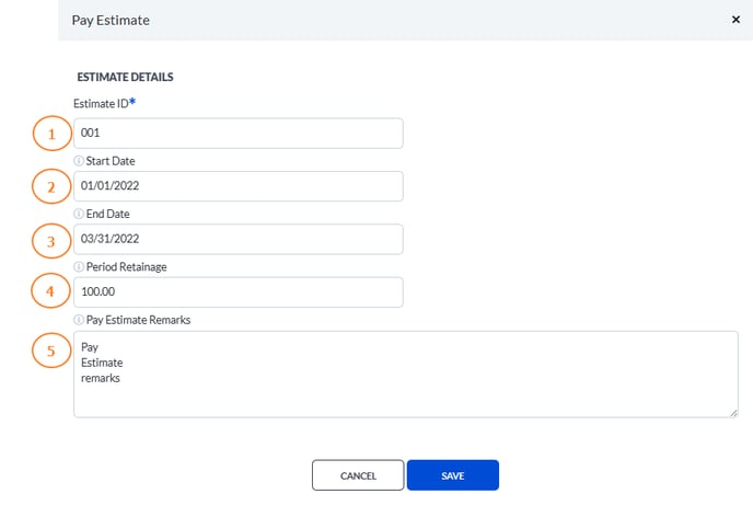 Pay Estimate Data Set